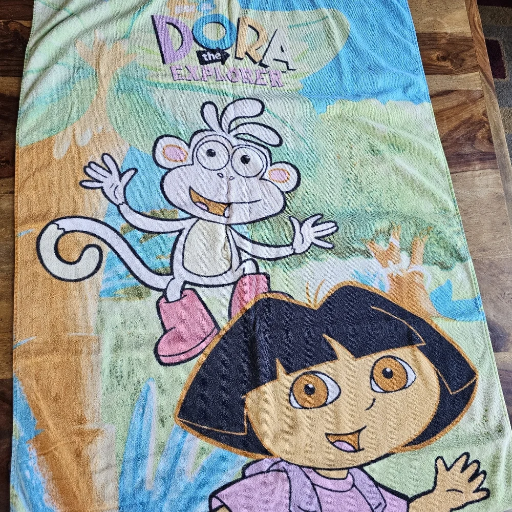 Vintage Dora the Explorer Boots Monkey Soft Beach Towel 28